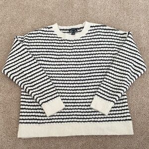 Forever 21 Black and White Striped Knit